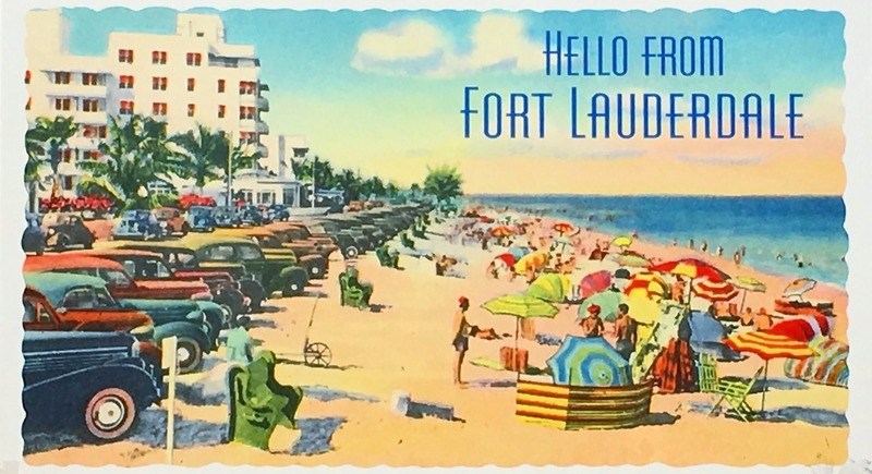 Hello from Fort Lauderdale Sign